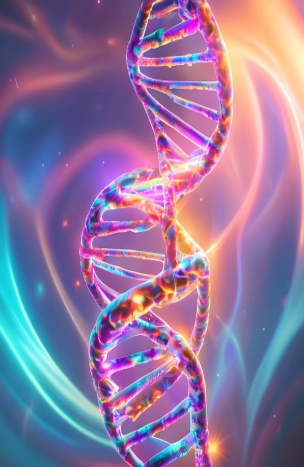 3d Dna AI Wallpaper