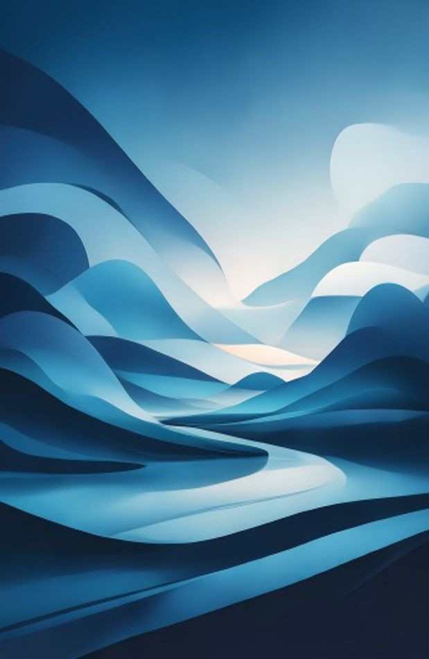 Windows Blue AI Wallpaper