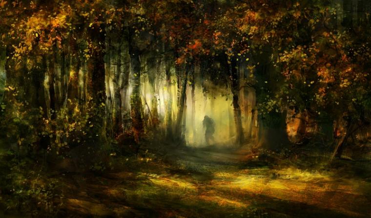 🔥 Free Download Fantasy Art Temple Trees Forest Jungle Landscapes Decay ...