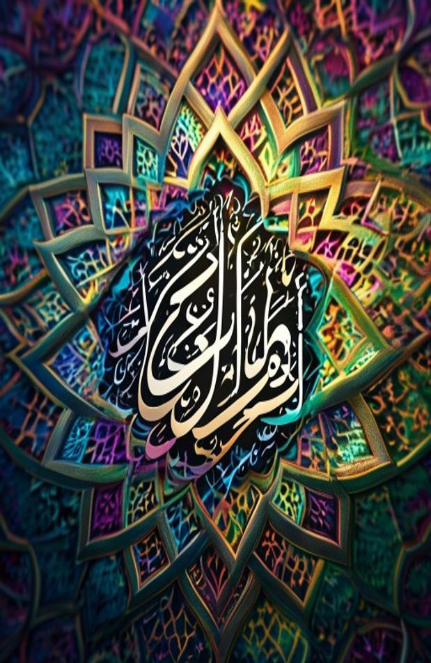 Islamic Calligraphy AI Wallpaper HD