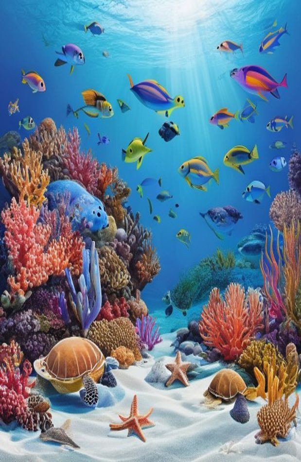 Ocean Floor AI Wallpaper