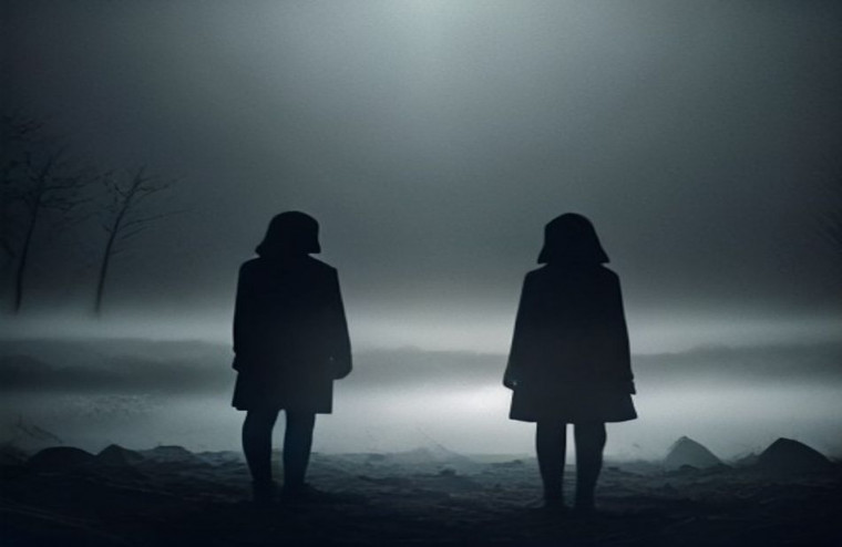 Dark Netflix AI Wallpaper