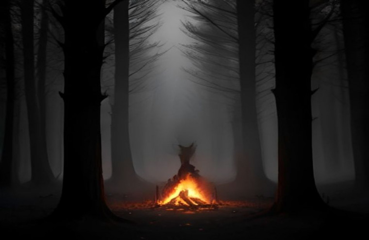 Dark Souls Bonfire AI Wallpaper