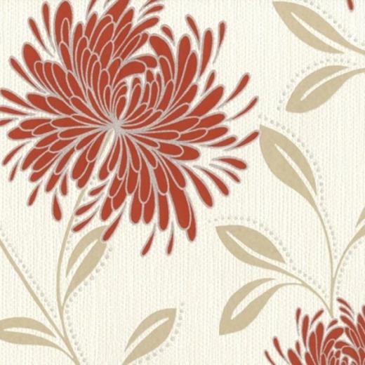Red And Cream Wallpaper