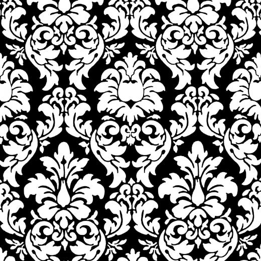 Black And White Damask Background Freebie 1 gorgeous damask. 39+ White ...