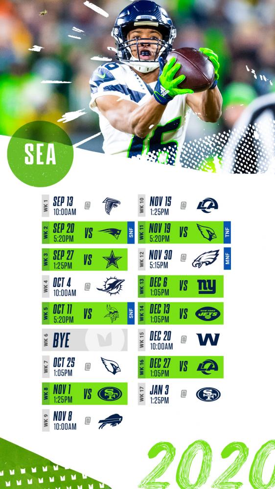 Seattle Seahawks Schedule Printable