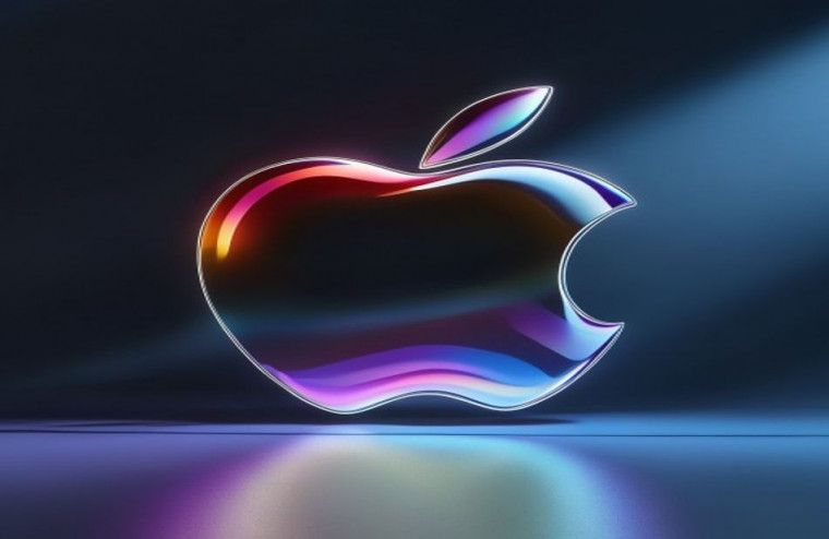 3d Apple Logo AI Wallpaper