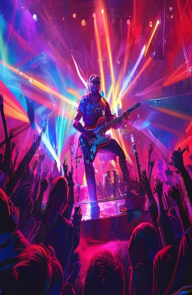 Rock Concert AI Wallpaper
