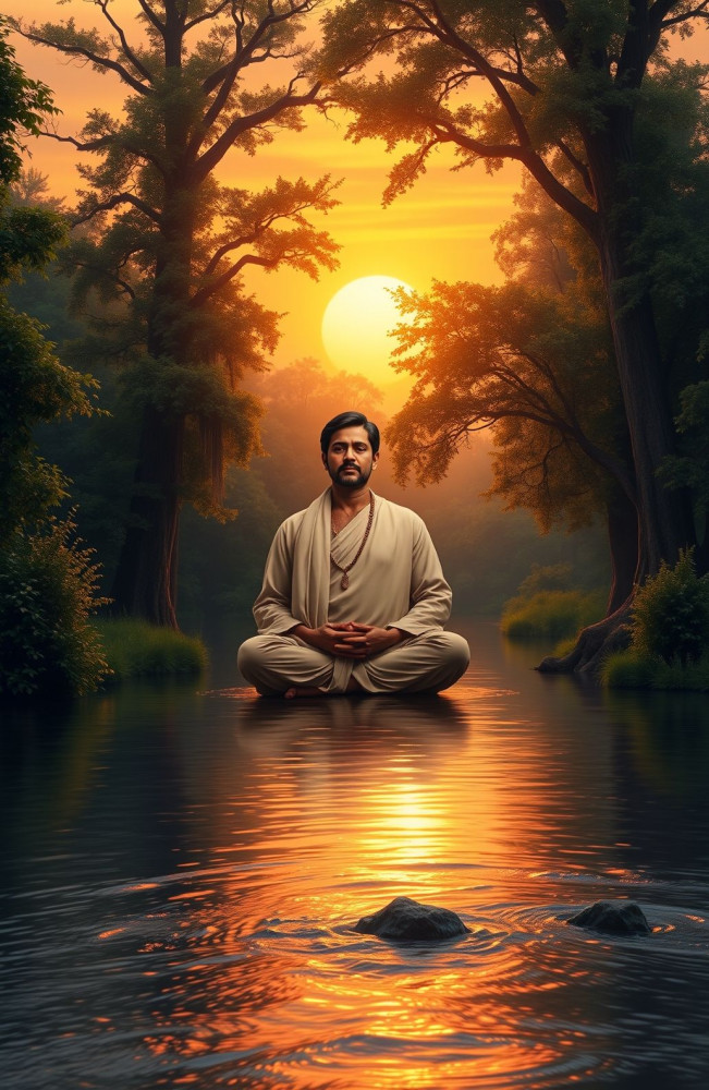 Swami Vivekananda AI Wallpaper