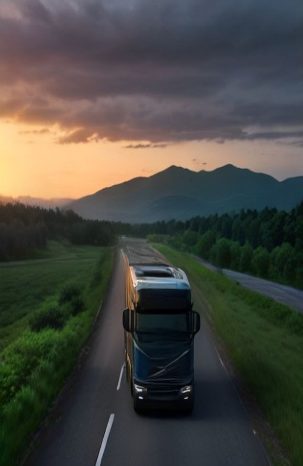 Volvo Truck AI Wallpaper