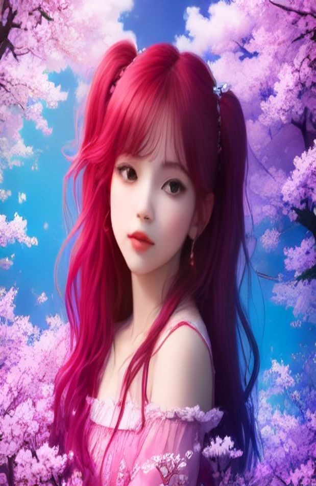 Wendy Red Velvet AI Wallpaper