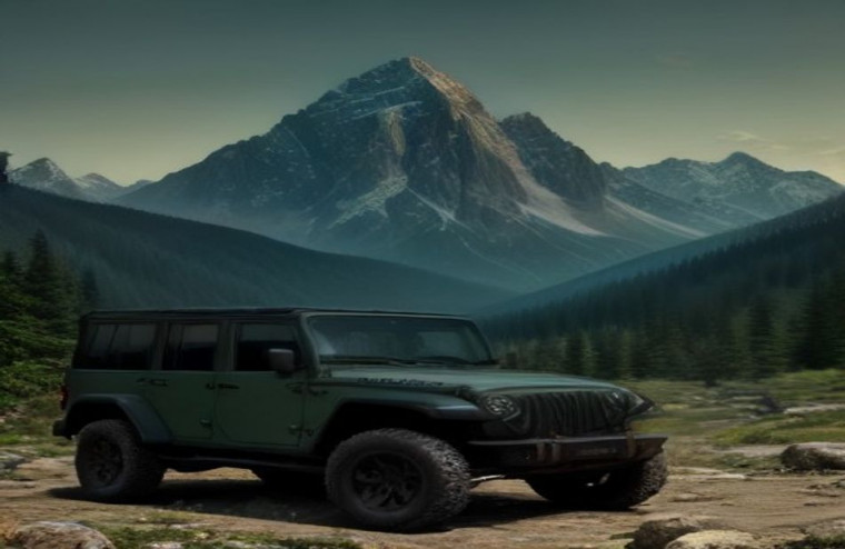 Jeep Logo AI Wallpaper