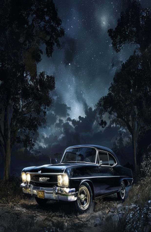 Supernatural Impala AI Wallpaper