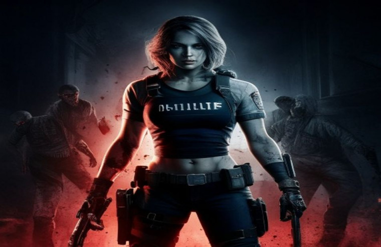 Resident Evil Jill Valentine AI Wallpaper