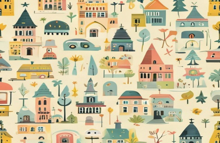 Wes Anderson AI Wallpaper