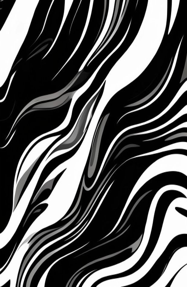Black And White Abstract AI Wallpaper