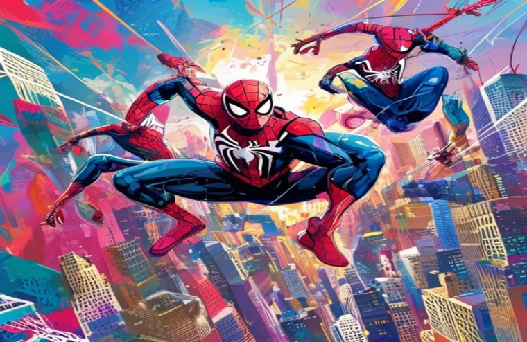 Spider Man Into The Verse AI Wallpaper