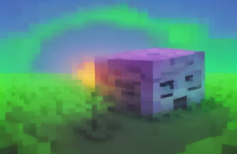 Minecraft AI Wallpaper Creeper Head