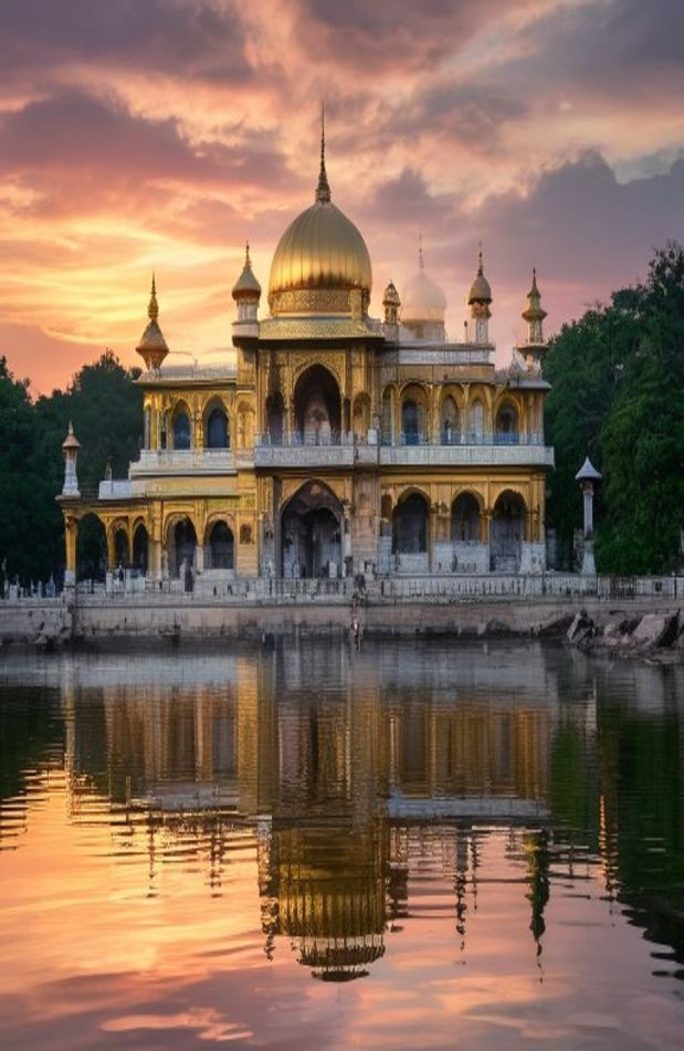 Harmandir Sahib AI Wallpaper