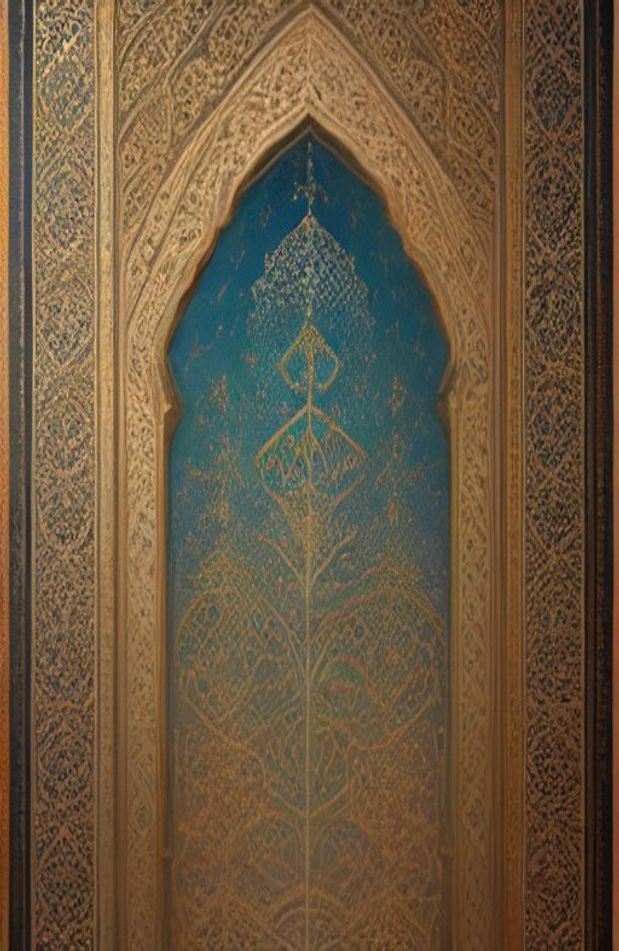 Kaligrafi Islam AI Wallpaper