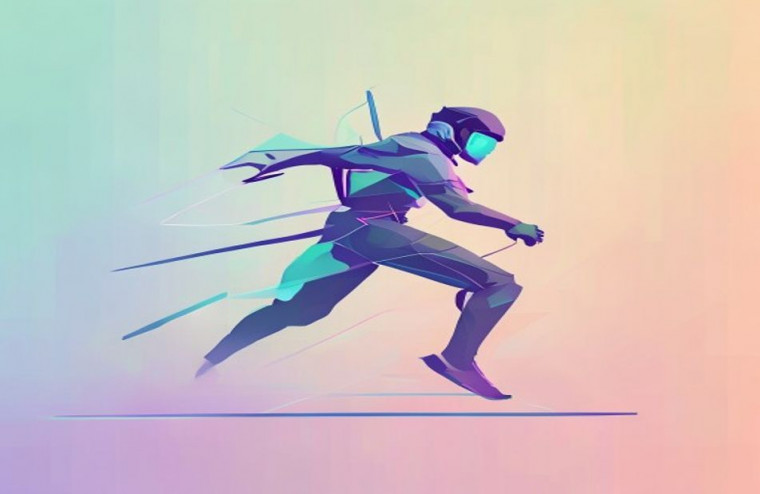 Minimalist Gaming AI Wallpaper
