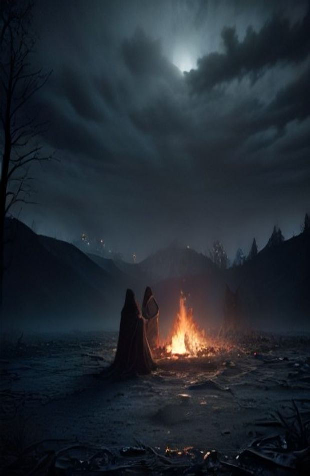 Dark Souls Bonfire AI Wallpaper