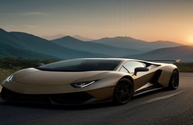 Lamborghini AI Wallpaper