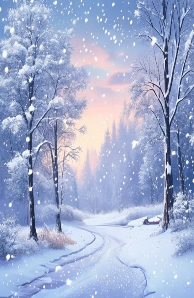 Winter AI Background AI Wallpaper