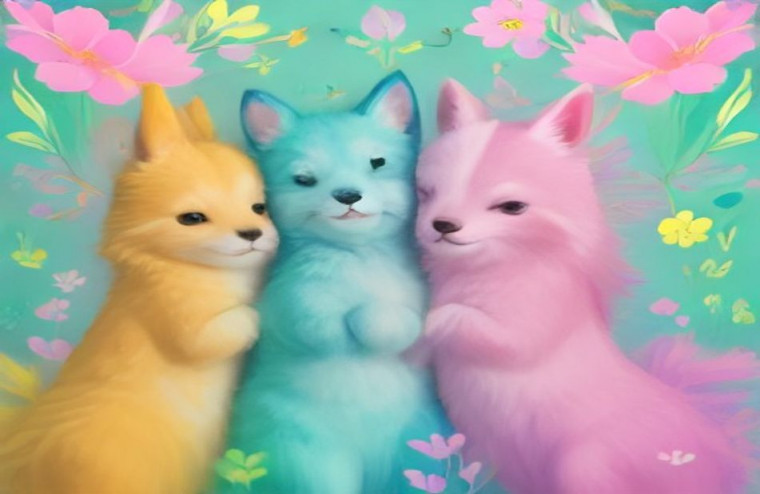 Cute Bff AI Wallpaper