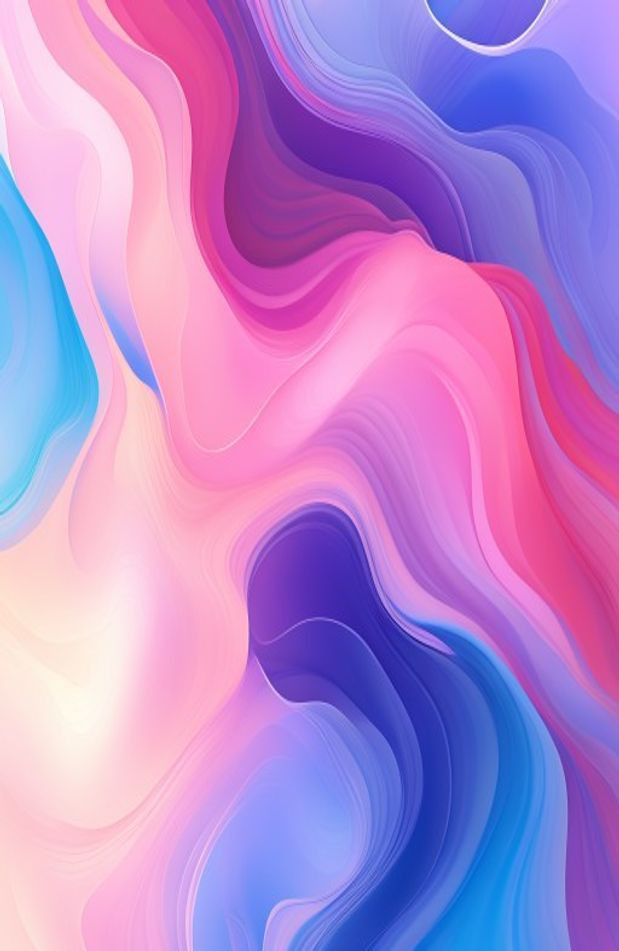 Pink Purple And Blue AI Wallpaper