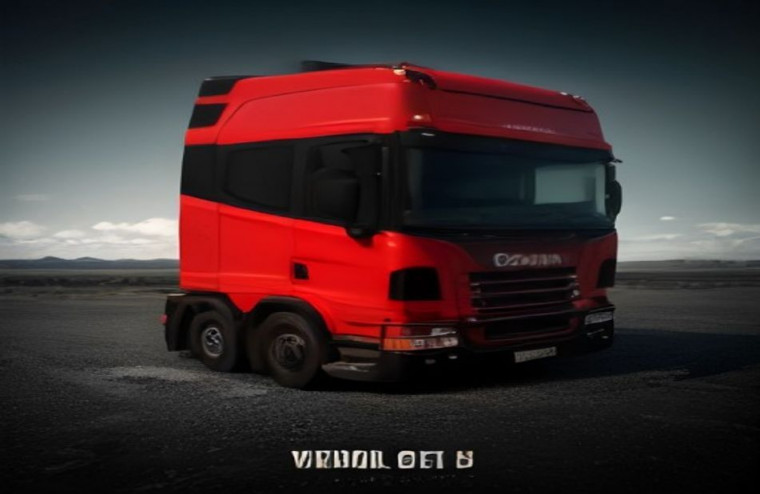 Scania V8 Logo AI Wallpaper