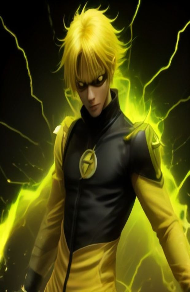 Yellow Flash Minato AI Wallpaper