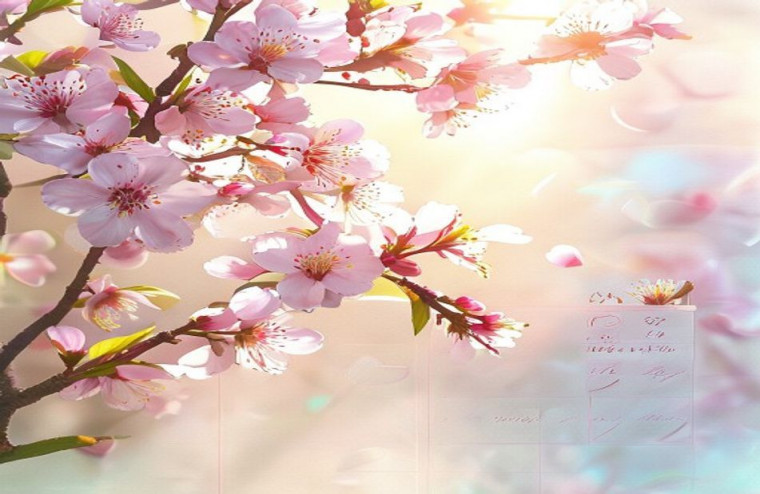 April Calendar AI Wallpaper