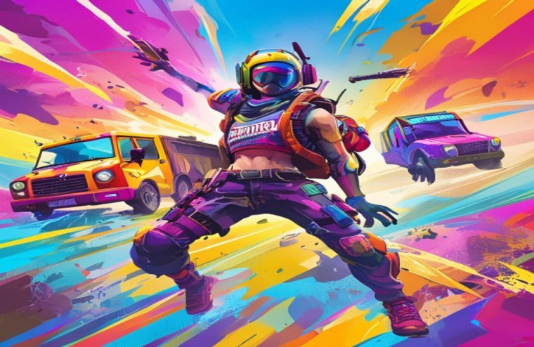 Fortnite AI Wallpaper