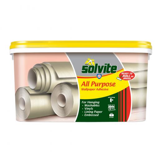 Free download Solvite Wallpaper Adhesive Super Smooth Ready to Use 45kg