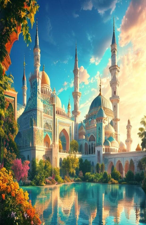 Gambar AI Wallpaper Islam