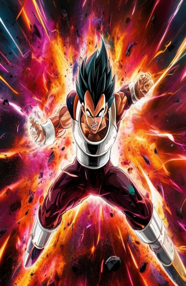 Majin Vegeta AI Wallpaper