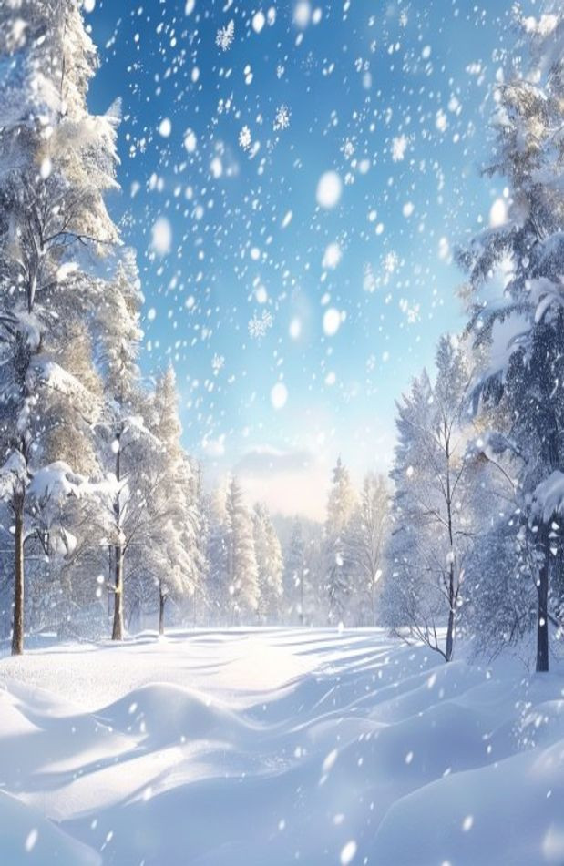 Winter Computer AI Wallpaper