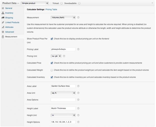 Free download Measurement Price Calculator Volume Example