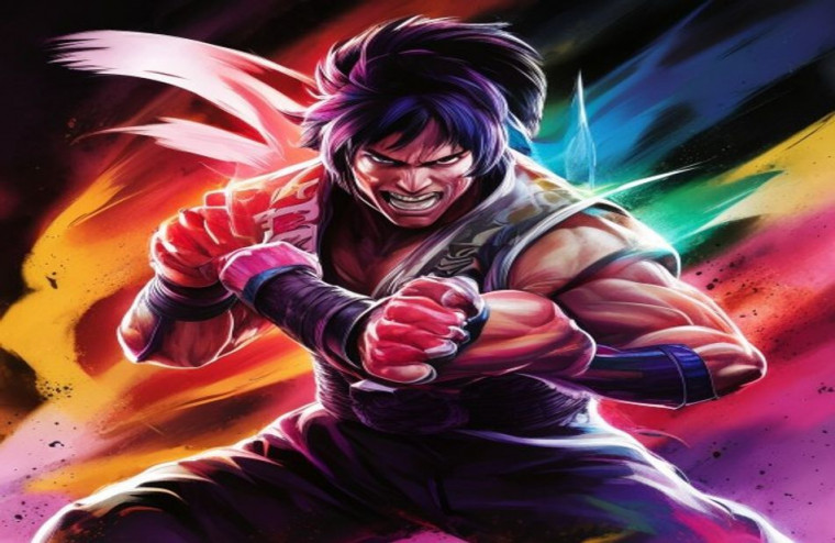 Jin Kazama AI Wallpaper