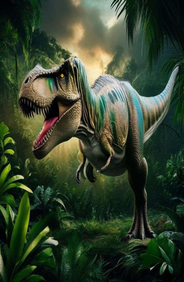 Jurassic World T Rex AI Wallpaper