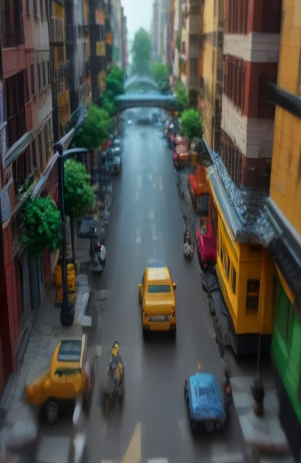 Lego City AI Wallpaper