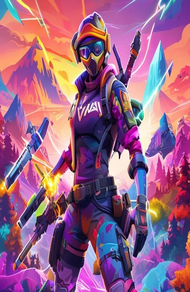 Fortnite Skin AI Wallpaper