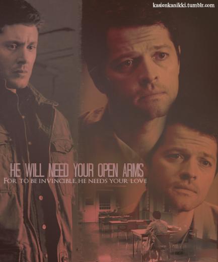 Free download Destiel wallpaper Supernatural Photo 33016934 [500x600 ...