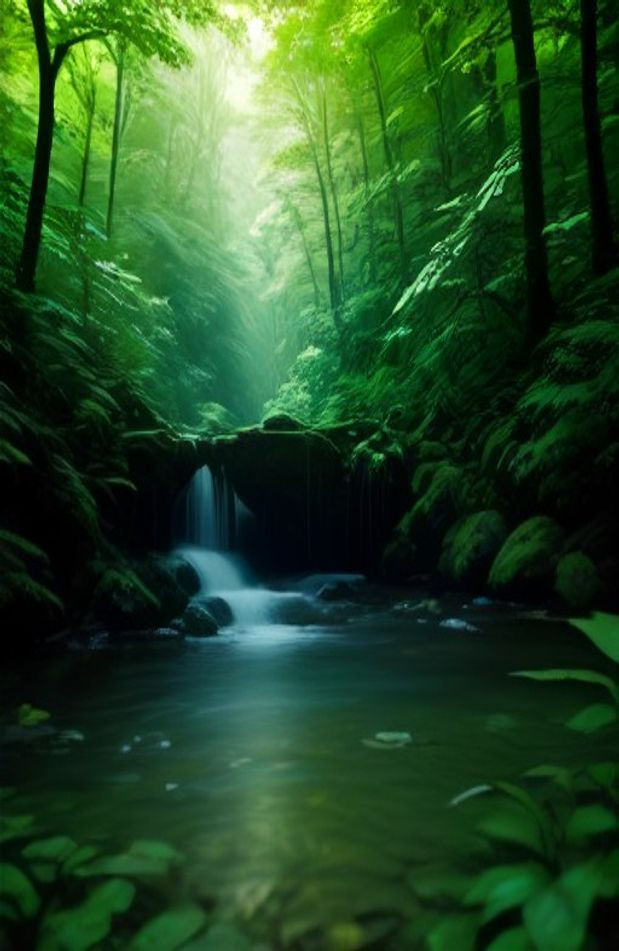 Nature Home AI Wallpaper