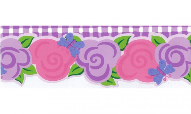 Free download Kids KS2253BD Butterfly Circle Border Wallpaper Border