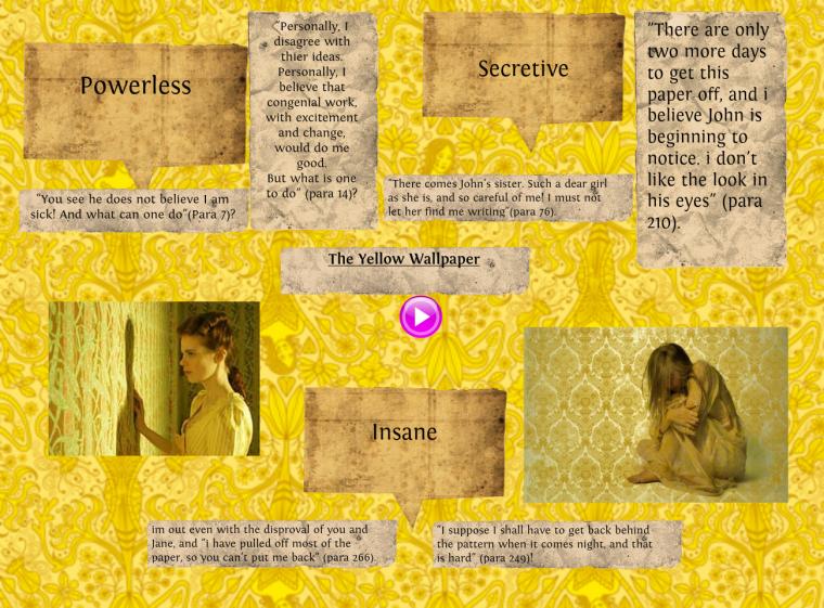 the yellow wallpaper literary analysis
