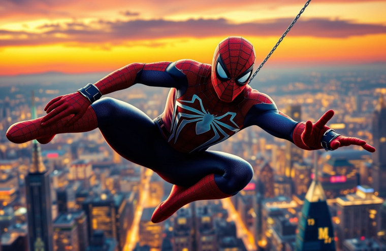 Spider Man HD AI Wallpaper 1080p