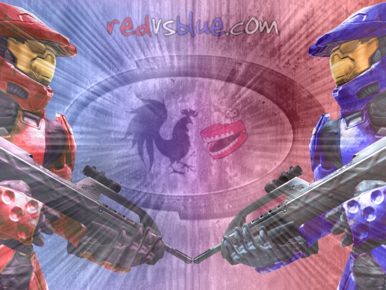 🔥 Free Download Red Vs Blue Wallpaper Widescreen by @edwardharrington ...