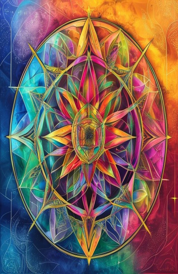 Sacred Geometry AI Wallpaper HD